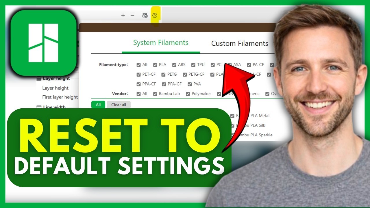 How To RESET Bambu Studio To Default Settings (EASY) 2026 - YouTube
