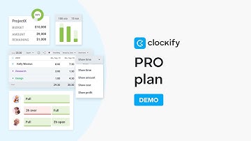 PRO Plan Demo | Clockify Pricing