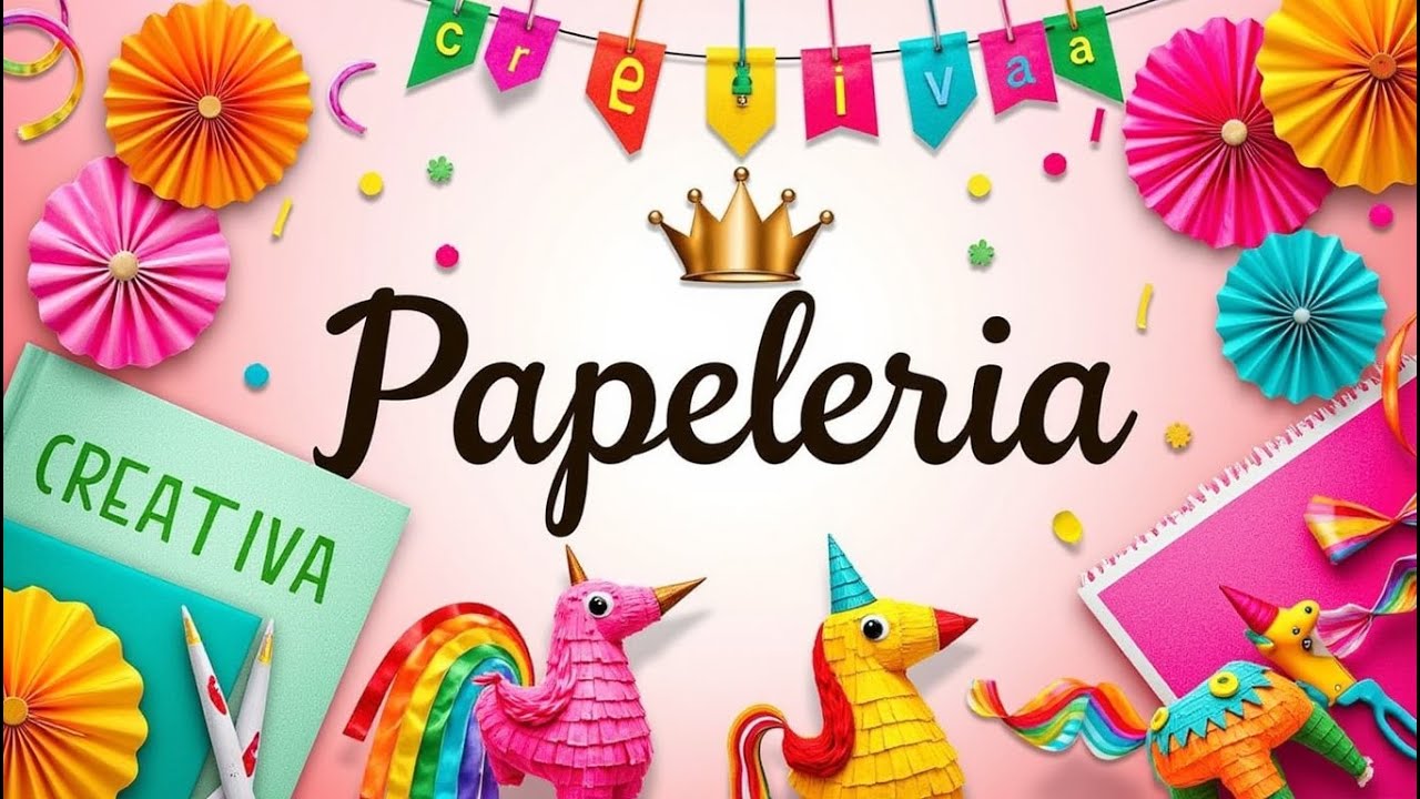 Papelería Creativa para Fiestas Ideas Fáciles y Económicas Paso a Paso ...