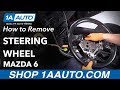 How to Remove Steering Wheel 02-07 Mazda 6