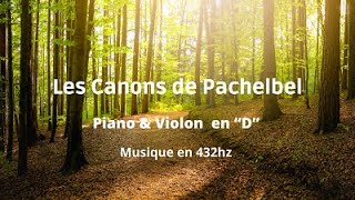 Le canon de Pachelbel en D, Piano et Violons 