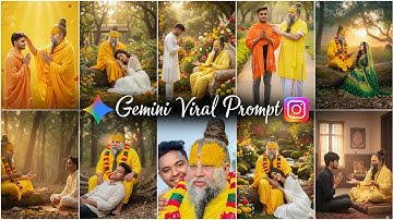 Premanand Ji Maharaj Google Gemini AI Photo Prompt || Create Photo With Premanand Ji Maharaj ||
