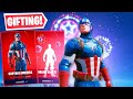 *NEW* FORTNITE ITEM SHOP LIVE! GIFTING CAPTAIN AMERICA SKIN to SUBSCRIBERS! (Item Shop Now Today)