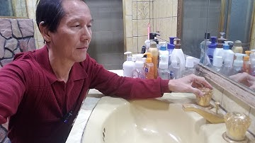 Cách sửa van nước bị rò rỉ trong 10 Phut | How to fix a dripping faucet for bathroom sink in 10 min