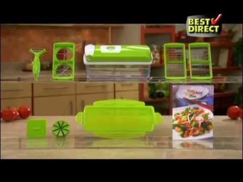 Genius Nicer Dicer Plus 10-piece Multi-Chopper with David Venable