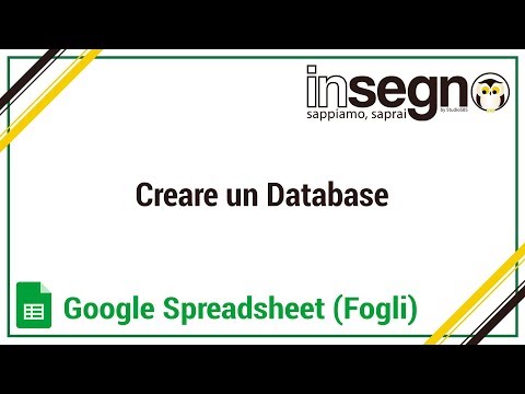 Video: Come faccio a utilizzare Fogli Google come database?