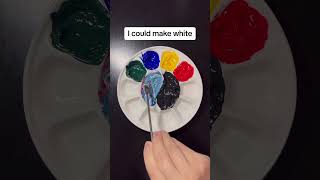 I could make white. asmr colormixing  colortheory viral howto shorts tiktok relaxingvideos