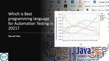 Which is the best programming language for automation testing in 2021?