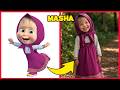 MASHA Y EL OSO en la VIDA REAL 🎀🐻 + ¡ADIVINA LA VOZ...! 🔊😍 Dasha, El Perro, Tigre, La Osa, Masha