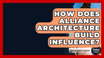How Does Alliance Architecture Build Influence? - Modern Manager Toolbox