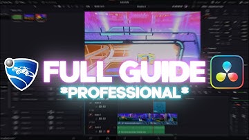 How To Make A *PRO* ROCKET LEAGUE MONTAGE On DAVINCI RESOLVE For Beginners? Pt. 3