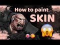 Learn how to paint the skin of your miniatures  aprende cmo pintar piel