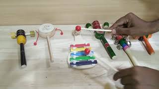 wooden rattles for New born babies