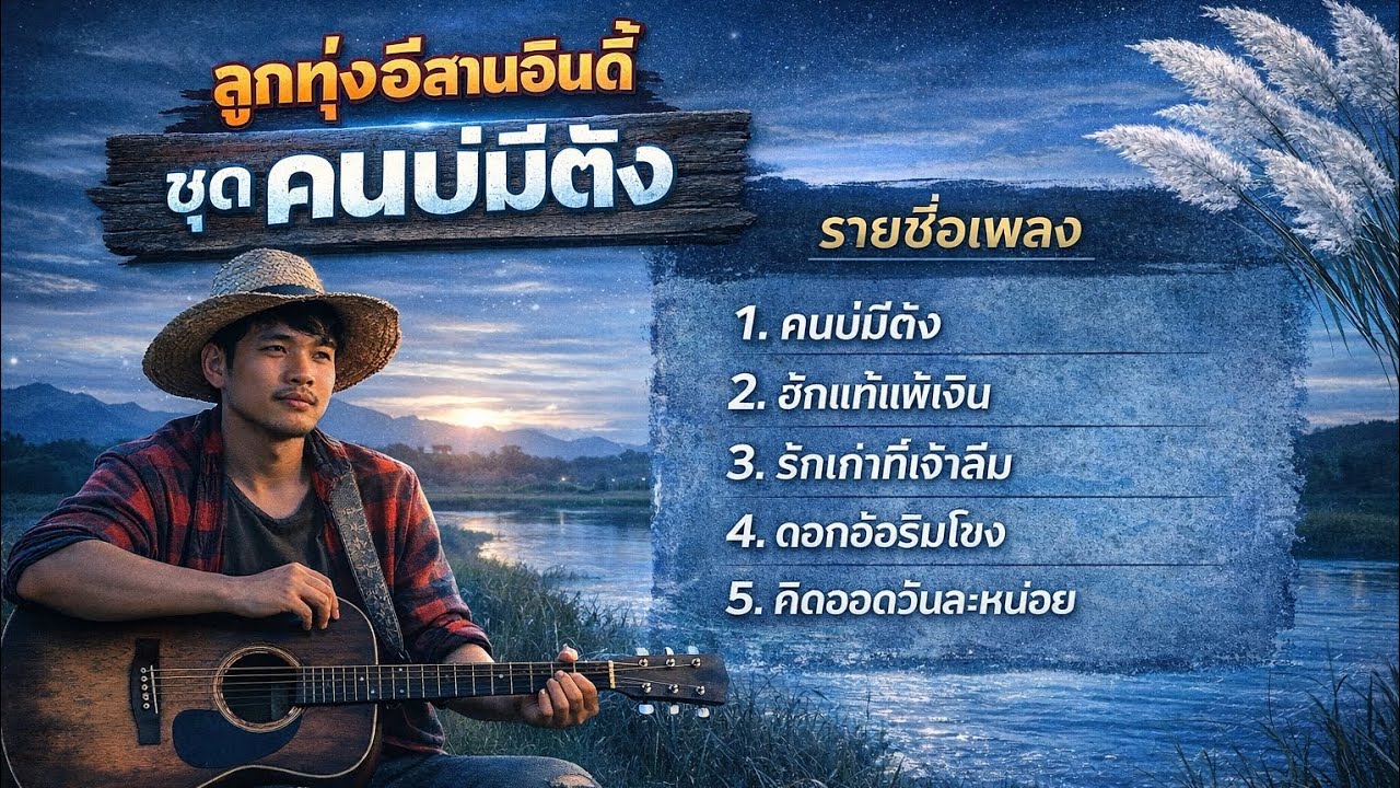 #รวมเพลงลูกทุ่งอีสานอินดี้ ชุด คนบ่มีตัง