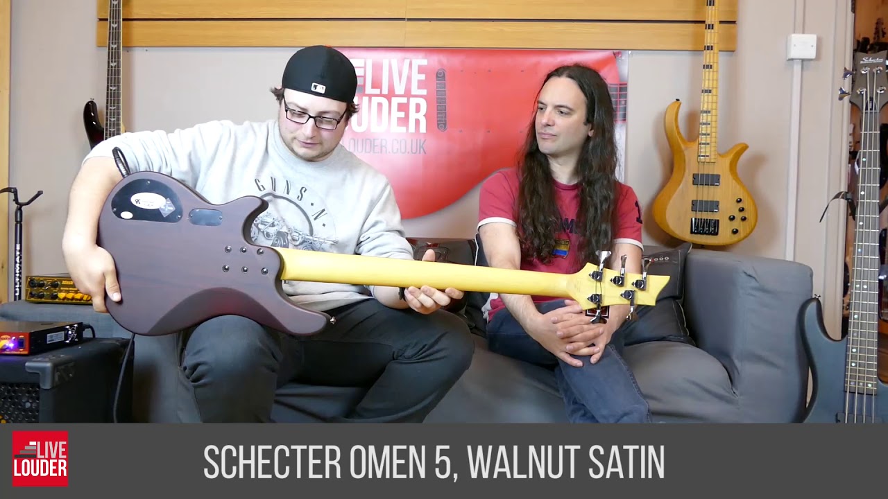 Schecter Omen 5 (Walnut Satin) Bass Demo