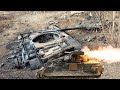 What a duel a ukrainian m2a2 bradley destroyed a russian t80 tank from nearly a mile away  2024