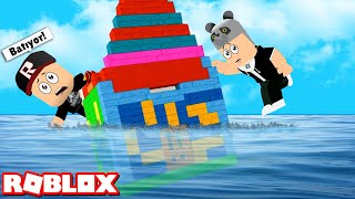 Yüzen Ev Yaptık Hazine İçin Yolun Sonuna Kadar Git - Panda Ile Roblox Build A Boat For Treasure