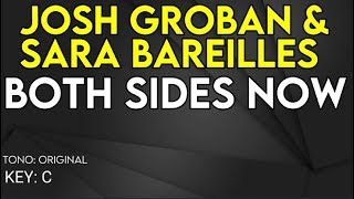 Josh Groban & Sara Bareilles - Both Side Now - Karaoke Instrumental