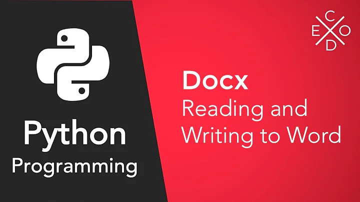 Advanced Python Programming: Reading and Writing to Documents with docx