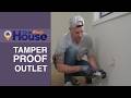 How to Upgrade to a Tamper Proof Outlet | This First House