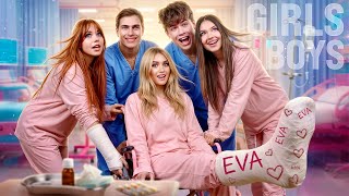 Мы Застряли в Больнице! Челлендж Девушек vs Парней