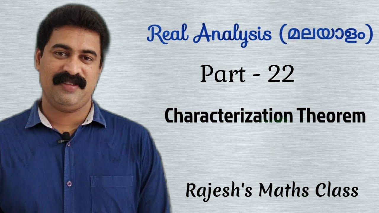 Characterization Theorem