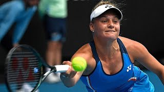 Dans le tournoi WTA de Lyon, Dayana Yastremska joue et gagne pour l'Ukraine