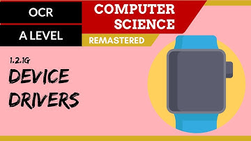 19. OCR A Level (H046-H446) SLR4 - 1.2 Device drivers