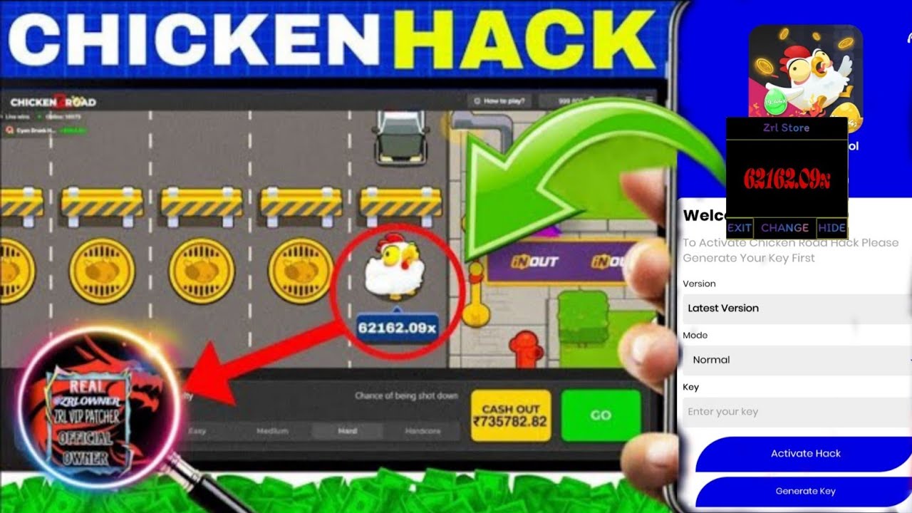 Chicken Road Game Hack Kaise Kare | Chicken Road Game Hack | Chicken ...