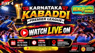 Karnataka Kabaddi Premier League 2026 | Day 4