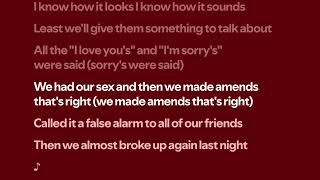 Sabrina Carpenter - We Almost Broke Up Again Last Night Resimi