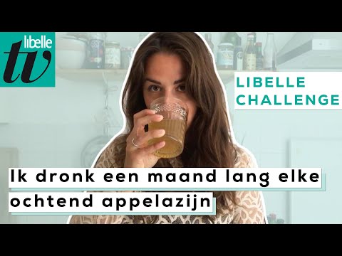 Ik dronk 30 dagen lang elke ochtend appelazijn - Libelle Challenge