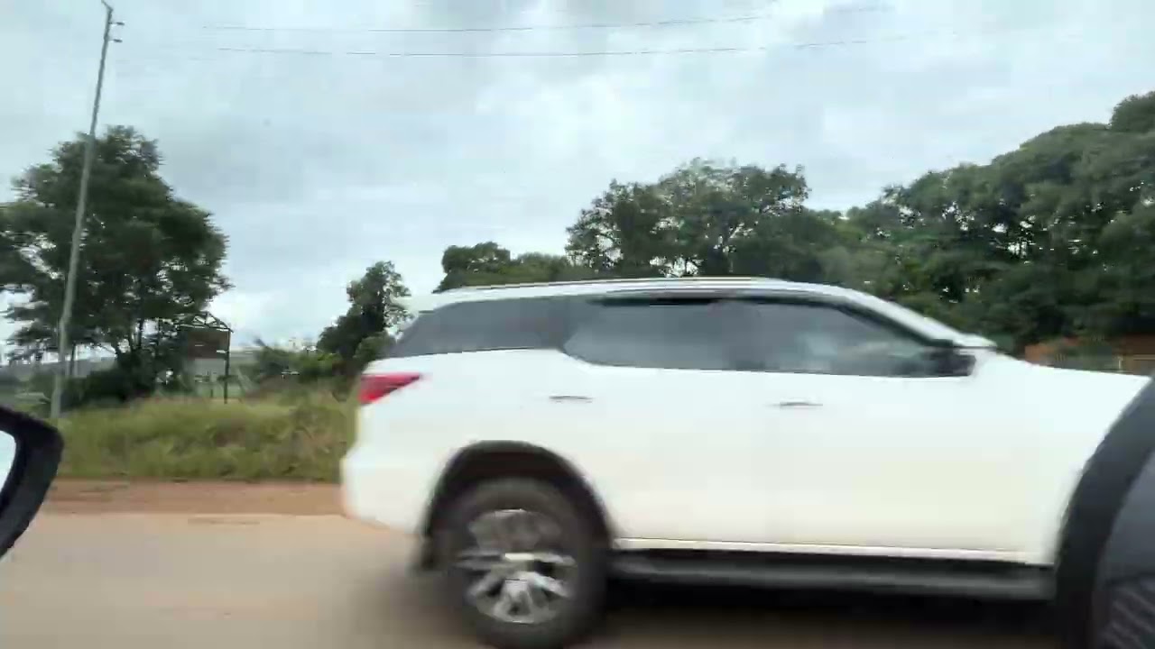 Driving East towards Pretoria in Van Der Hoff Road 2