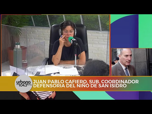 Juan Pablo Cafiero, abogado y subcoord. del Área de Defensoría del Niño de Pilar, en De Acá en Más class=