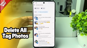 How to delete all tag photos in facebook (2025)