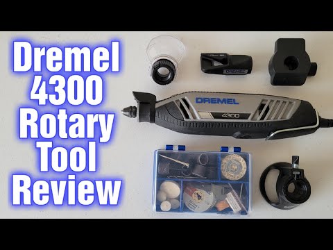 Patriottisch Wennen aan pistool Dremel 4300 Rotary Tool Complete Review And Accessories Overview - YouTube