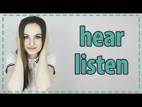 Разница между HEAR и LISTEN 🔊 - English Spot