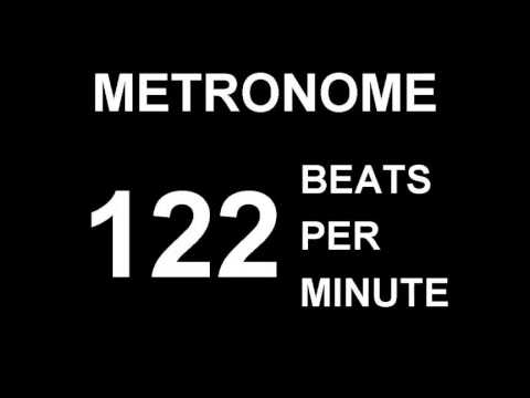 122 bpm metronome