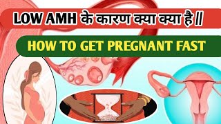 LOW AMH के क्या कारण है//HOW TO GET PREGNANT FASTfastpregnant pregnancytalkhowtogetpregnantfast