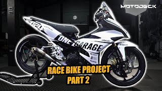 UNDERBONE RACE BIKE PART 02 | MOTODECK BUILD SERIES EPI04 by MotoDeck 243,419 views 11 months ago 12 minutes, 51 seconds