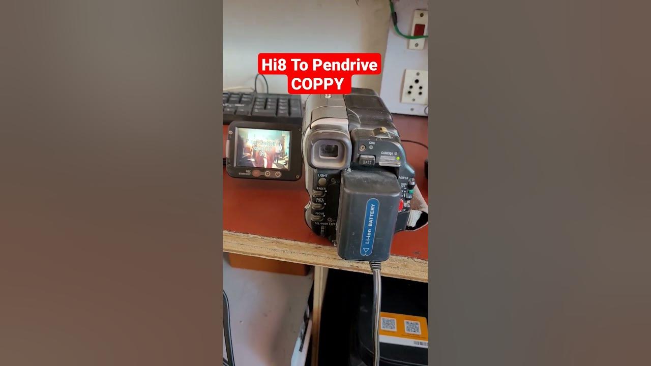 HI8 TO PEN DRIVE COPPY How To Convert HI8 TO PENDRIVE shortsvideo 