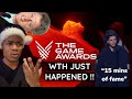 I was at the GAME AWARDS here&#39;s what happened