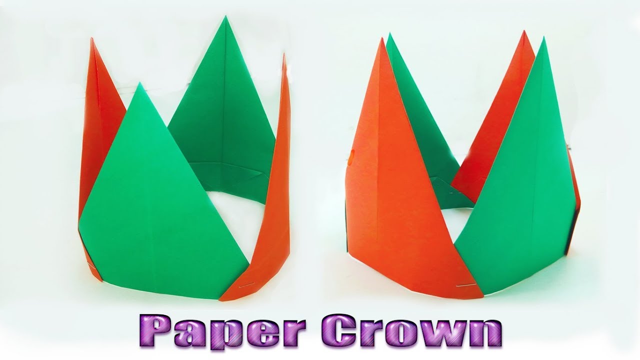 How To Make A Paper Crown for a king Easy Tutorial YouTube