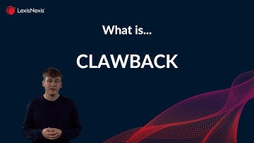 Clawback - Legal Definition