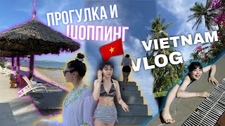 Walked around Mui Ne/What's interesting here? Shops and swimwear, flags and cafes/VIETNAM VLOG