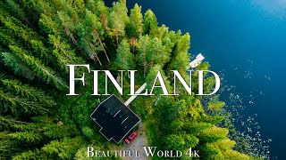 Finland 4K Scenic Relaxation Film - Meditation Relaxing Music - Travel Nature