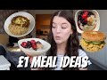 LIVING ON £1 MEALS FOR 24 HOURS