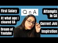 Attempts I took to clear CA | QnA Part 1