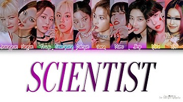 • [Karaoke] TWICE — Scientist [10 members ver] (Color Coded Lyrics Eng/Rom/Esp)