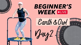 Gentle 15 Minute Rebounder Workout Senior Friendly // DAY TWO Beginner's Week